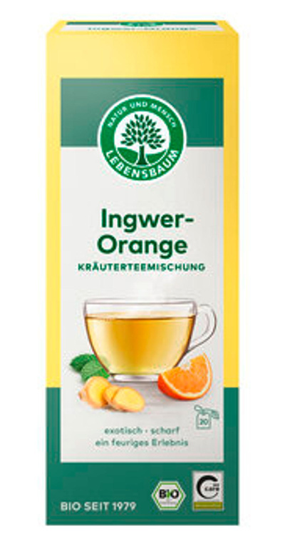 Produktfoto zu Tee Ingwer-Orange, 20 x 2g