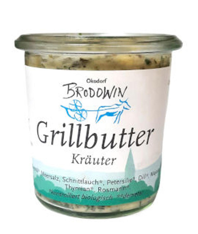 Produktfoto zu Grillbutter Kräuter 80 g im Weckglas