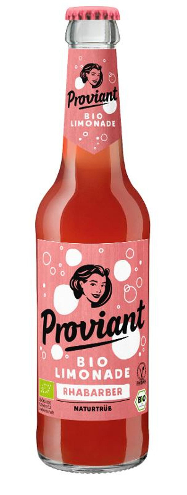 Produktfoto zu Rhabarber Limonade, 0,33 l Proviant Berlin