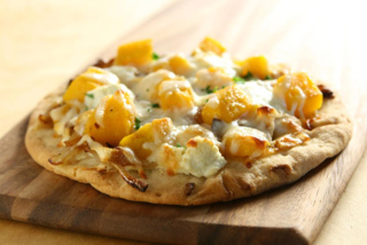 Hokkaido-Pizza mit Schaffeta