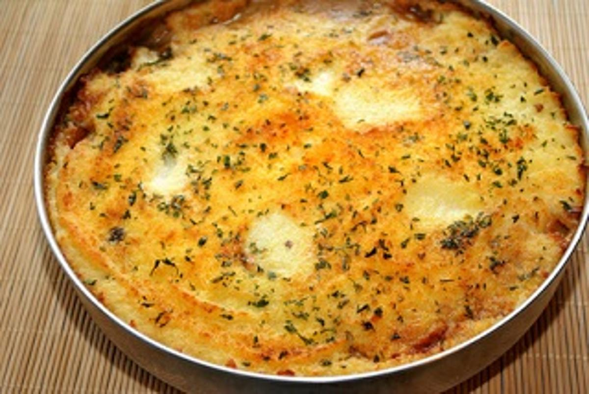 Kartoffeltarte mit Lardo