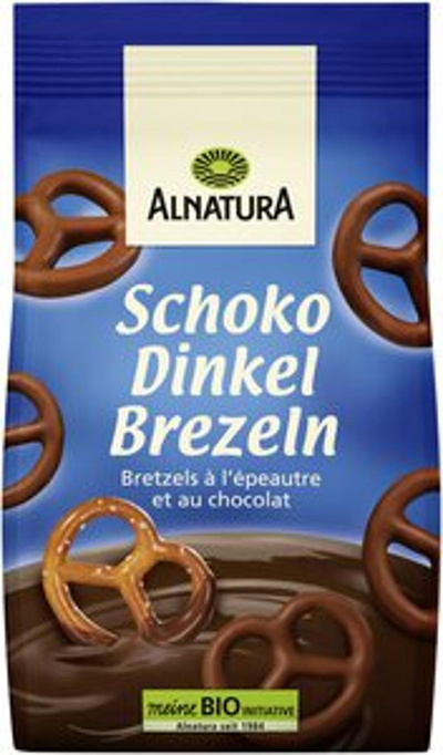 Produktfoto zu Schoko-Dinkel-Brezeln, 100g