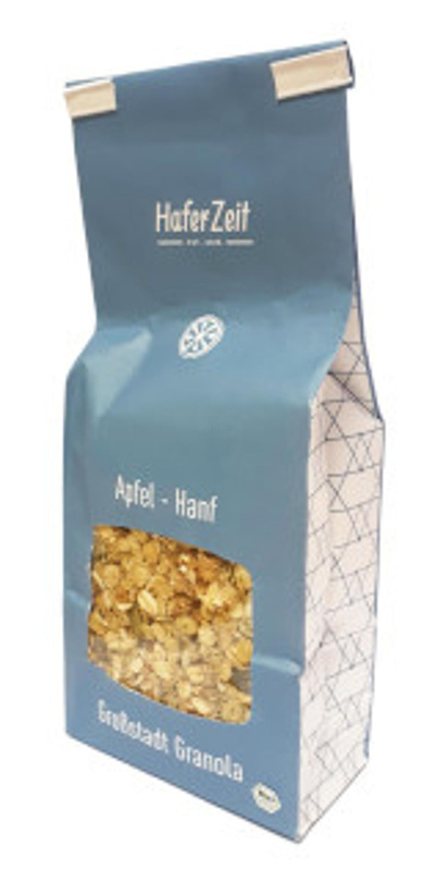 Produktfoto zu Granola Apfel-Hanf, 300 g