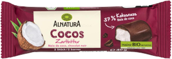 Produktfoto zu Cocos Riegel Zartbitter