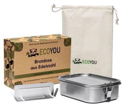 Produktfoto zu Brotdose aus Edelstahl