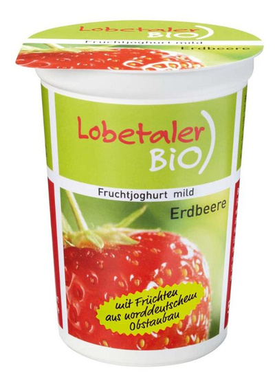 Produktfoto zu Joghurt Erdbeere 3,7 % , 500 g , Lobetaler Bio