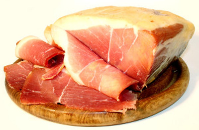 Produktfoto zu Schweineschinken, geräuchert, ca 100 g