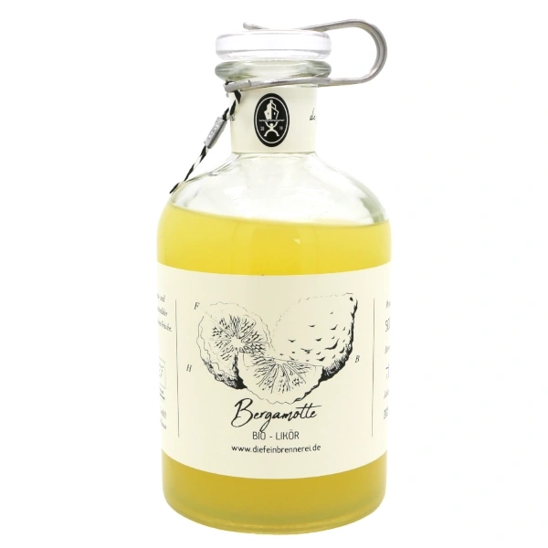 Produktfoto zu Bio-Bergamottenlikör 500 ml , Die Feinnbrennerei
