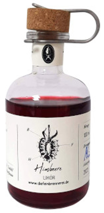 Produktfoto zu Bio-Likör Himbeere 100 ml , Die Feinbrennerei