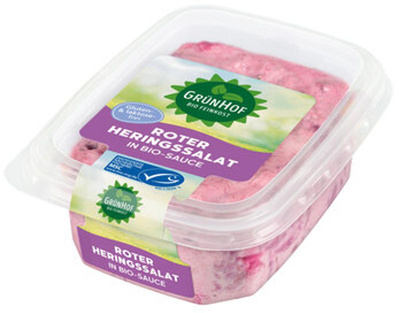 Produktfoto zu Rote Bete Heringssalat, 150 g, Grünhof