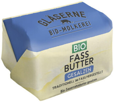 Produktfoto zu Fassbutter Sauerrahm, gesalzen  250g