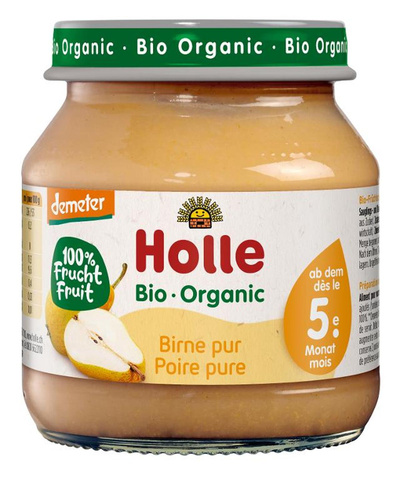 Produktfoto zu Birne pur 125 g Holle