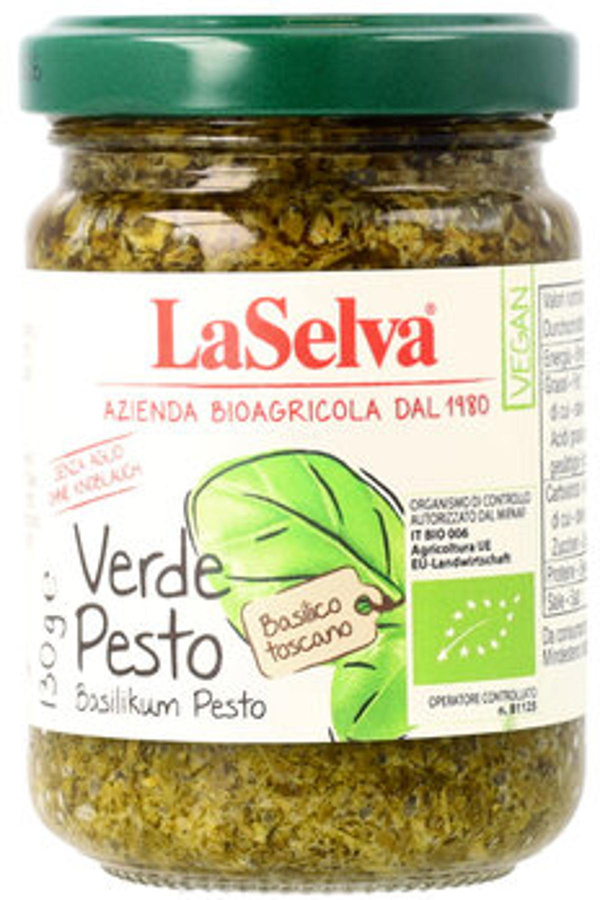 Produktfoto zu Pesto Verde ohne Knoblauch, 130 g