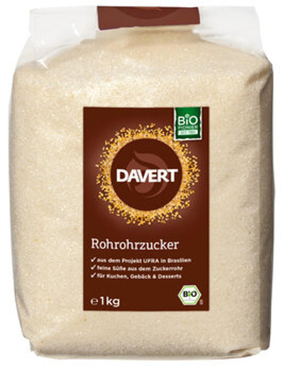 Produktfoto zu Rohrohrzucker, hell, 1 kg