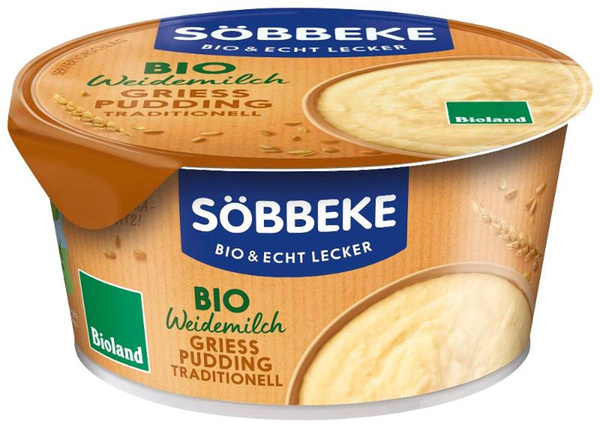 Produktfoto zu Pudding Grieß Tradition, 150 g, Söbbeke