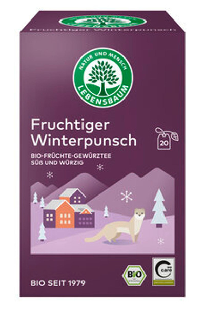 Produktfoto zu Fruchtiger Winterpunsch, 20 x 2 g, Lebensbaum