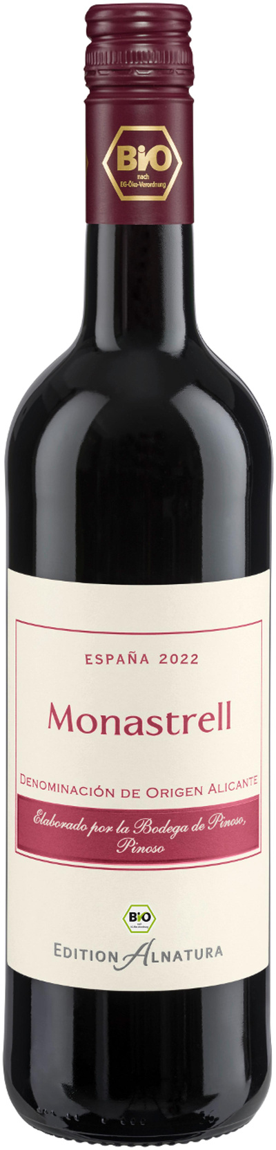 Produktfoto zu Monastrell 0,75L