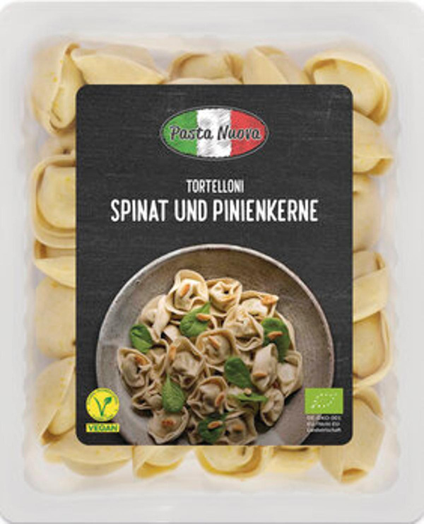 Produktfoto zu Tortelloni Spinat und Pinienkerne, 250 g Pasta Nuova