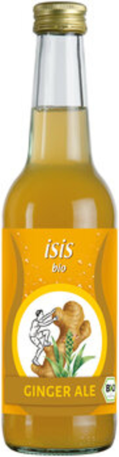 Produktfoto zu isis bio Ginger Ale, 0,33 l Beutelsbacher Fruchtsaftkelterei
