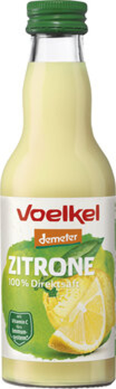 Produktfoto zu Zitronensaft, 0,2 l Voelkel