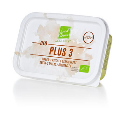 Produktfoto zu Margarine Bio Plus3, 250 g Landkrone