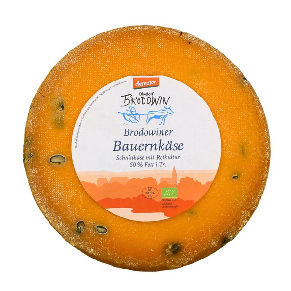 Produktfoto zu Brodowiner Bauernkäse Möhre-Kürbis