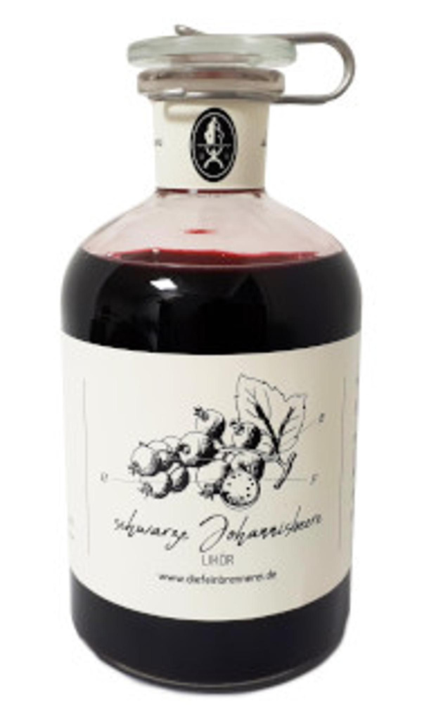 Produktfoto zu Bio-Likör schwarze Johannisbeere ,500 ml die Feinbrennerei