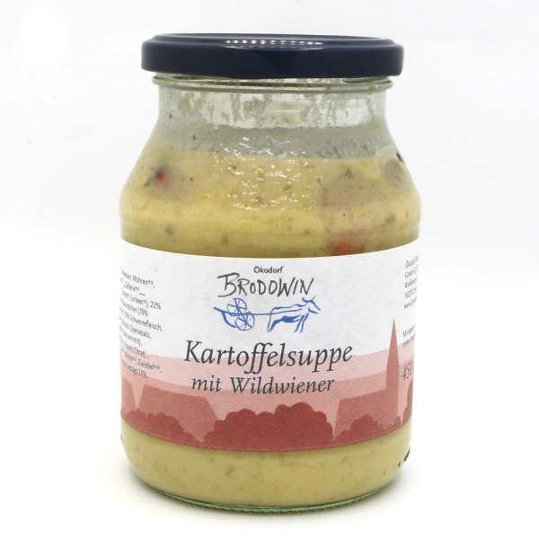 Produktfoto zu Kartoffelsuppe mit Wildwiener, 450 ml