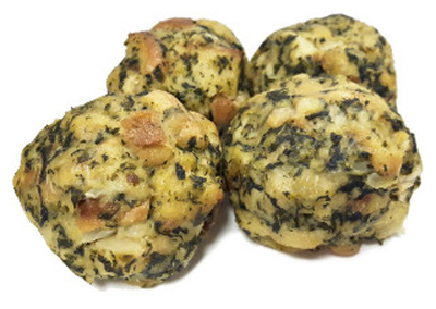 Produktfoto zu Spinatknödel, 300 g (4 Stück)