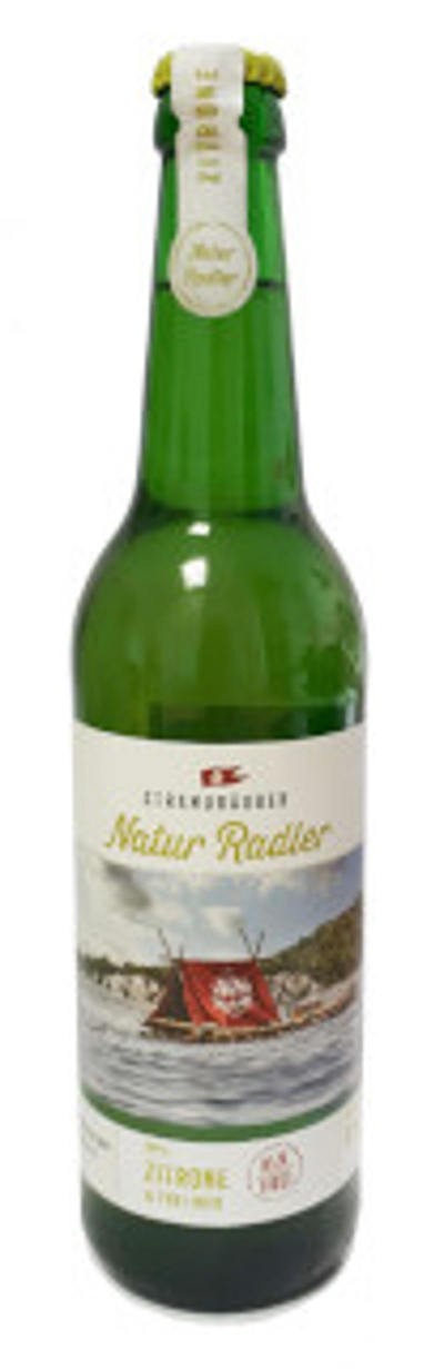 Produktfoto zu Strandräuber Naturradler Zitrone alkoholfrei.  0,5 l