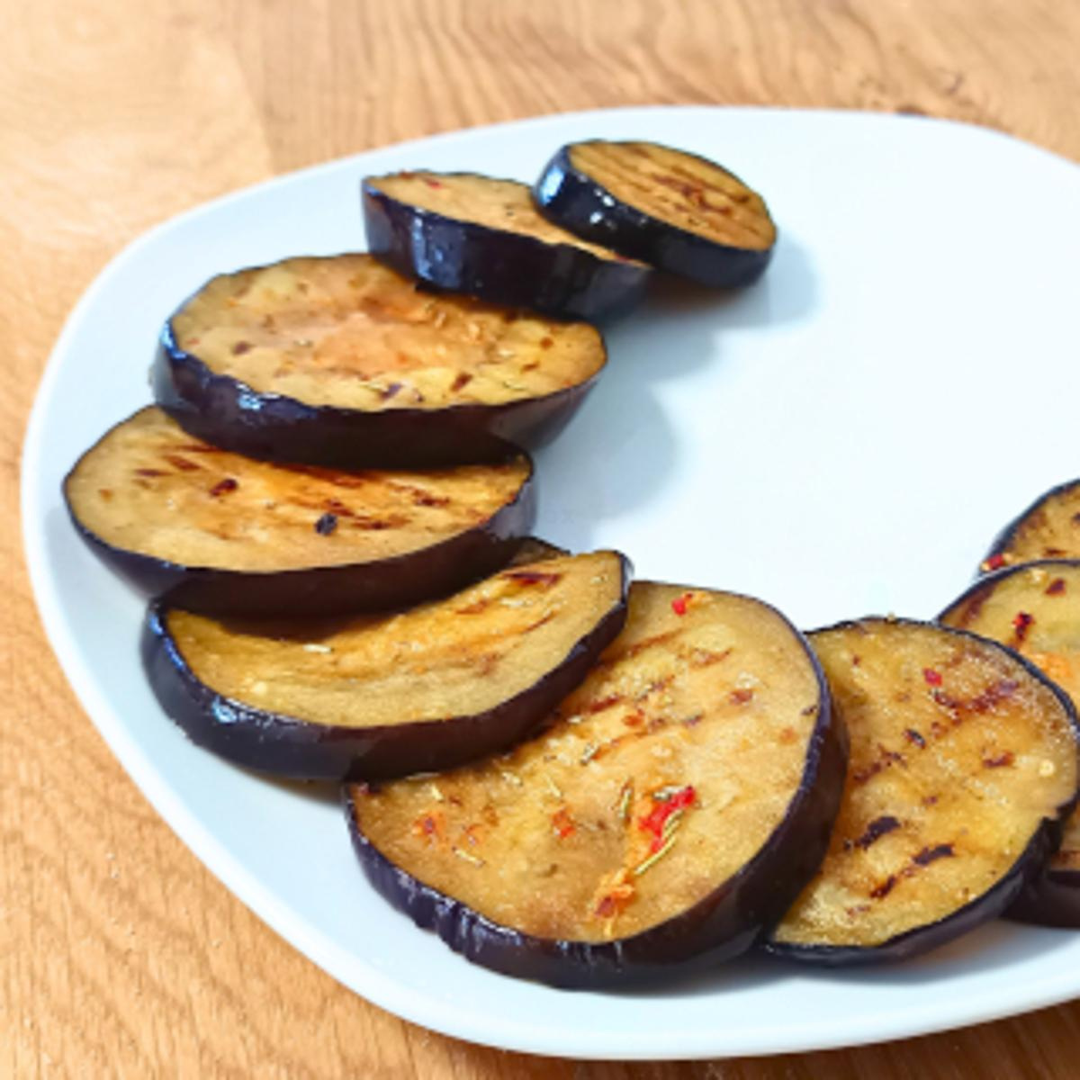 Marinierte Aubergine