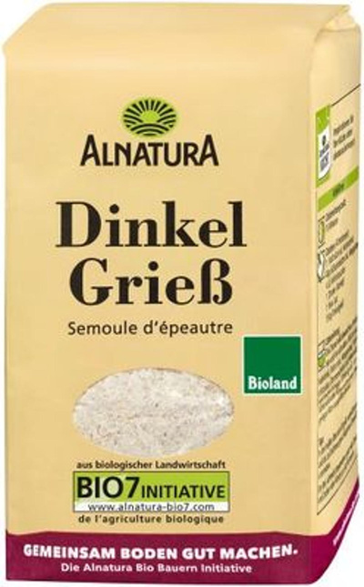 Produktfoto zu Dinkelgrieß 500G