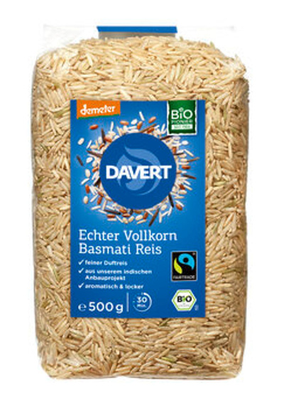 Produktfoto zu Reis, Basmati, braun, 500 g