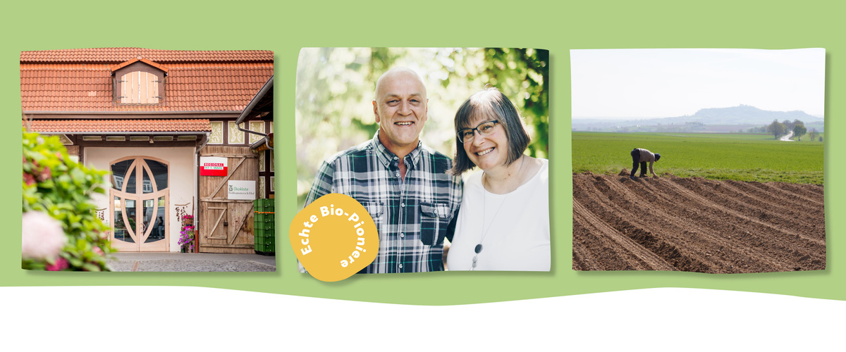 Bild der Grüner der Ökokiste Bosshammersch Hof sowie des Hofes