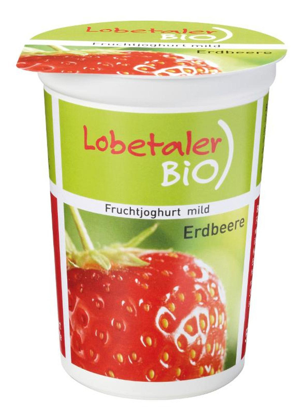 Produktfoto zu Joghurt Erdbeere 3,7 % , 500 g , Lobetaler Bio