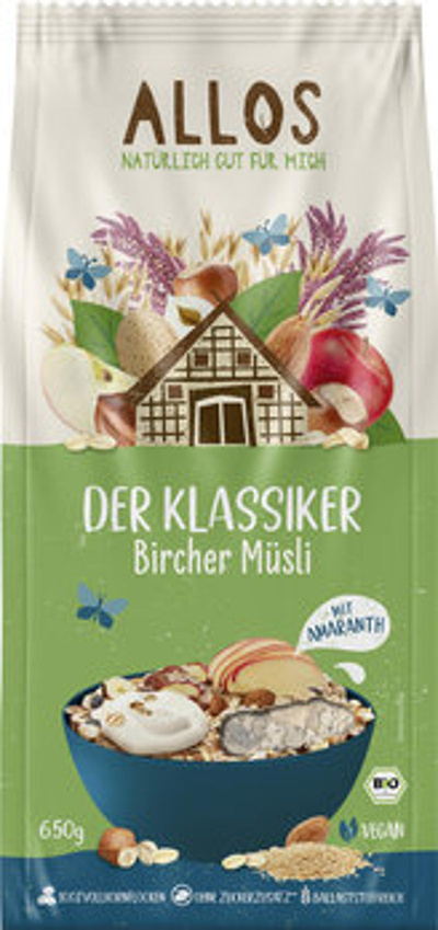 Produktfoto zu Hofmüsli Bircher, 650 g