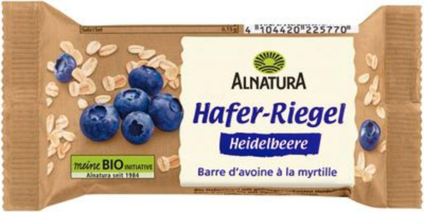 Produktfoto zu Hafer Riegel Heidelbeere 60 g