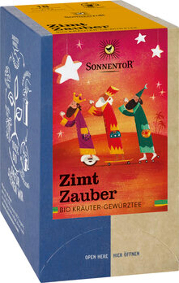 Produktfoto zu Tee Zimt Zauber, 18 x 1,8 g, Sonnentor
