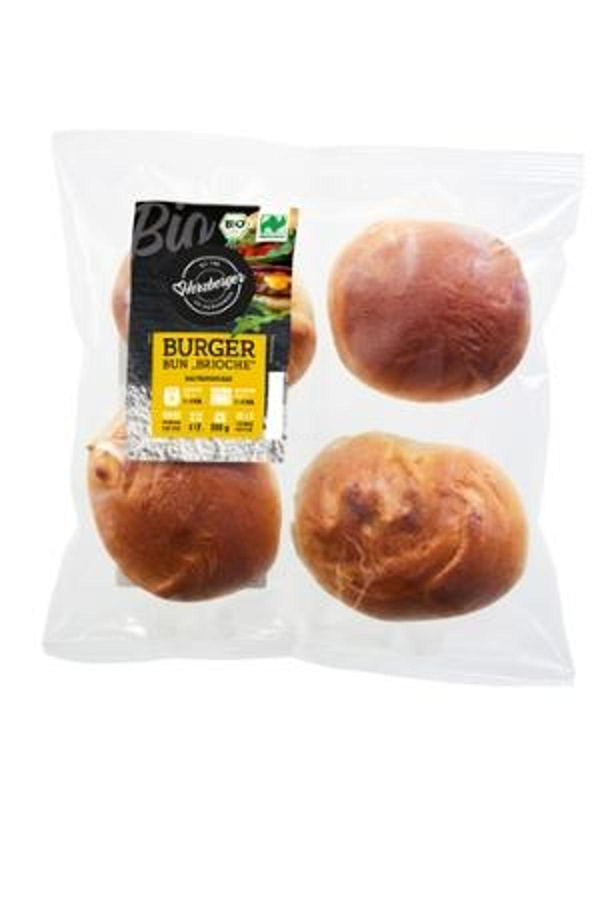 Produktfoto zu Brioche Burgerbrötchen 4 Stück, Herzberger Bäckerei