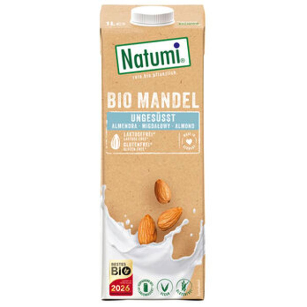 Produktfoto zu Mandeldrink, ungesüßt, 1 l