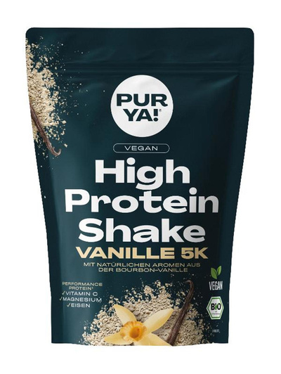 Produktfoto zu High Protein Shake Vanille 5K, 300 g, PUR YA!