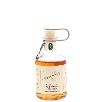 Produktfoto zu Likör Rhabarber 100 ml , Die Feinbrennerei