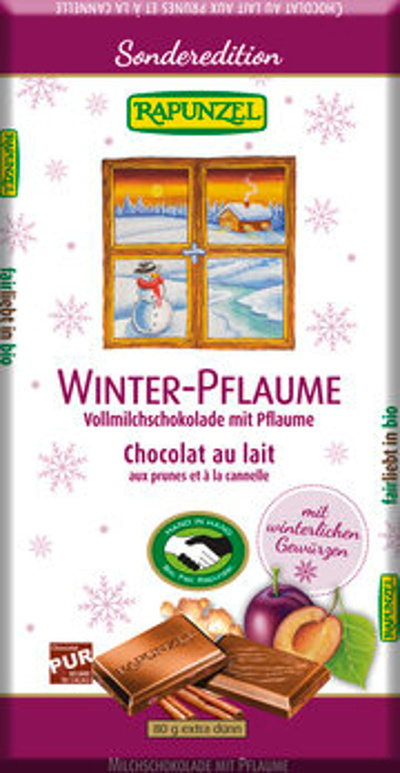 Produktfoto zu Schokolade Winter Pflaume