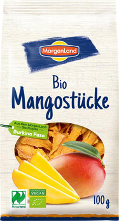 Produktfoto zu Getrocknete Mangostücke, 100 g