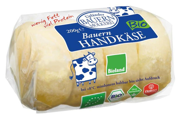 Produktfoto zu Handkäse Natur  200 g Upländer Bauernmolkerei