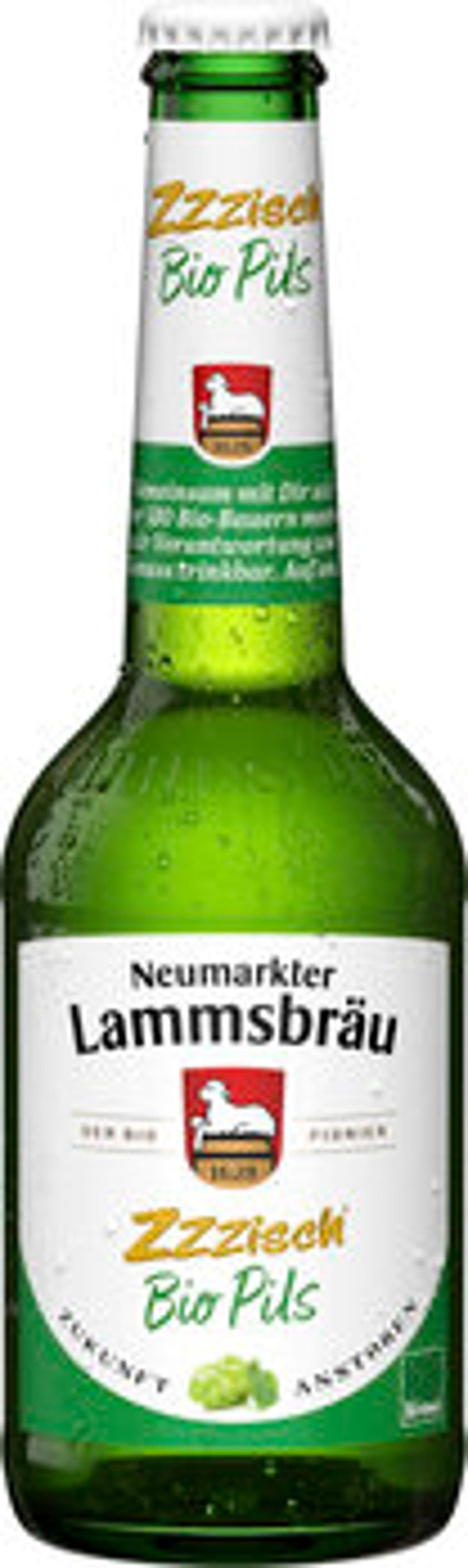 Produktfoto zu Lammsbräu Bio Pils, 10 x 0,33 l