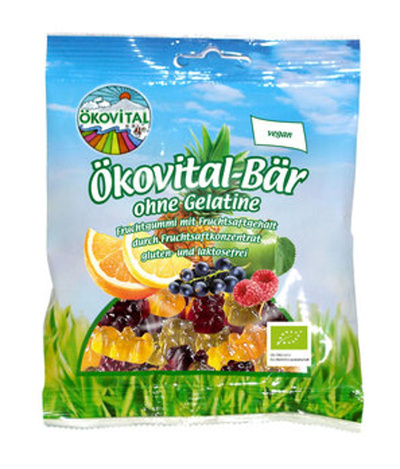 Produktfoto zu Ökovital Bär, ohne Gelatine  80g