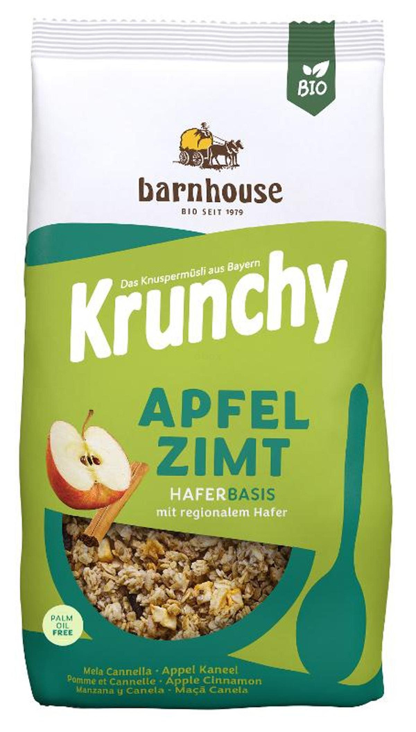 Produktfoto zu Krunchy Apfel Zimt 375 g