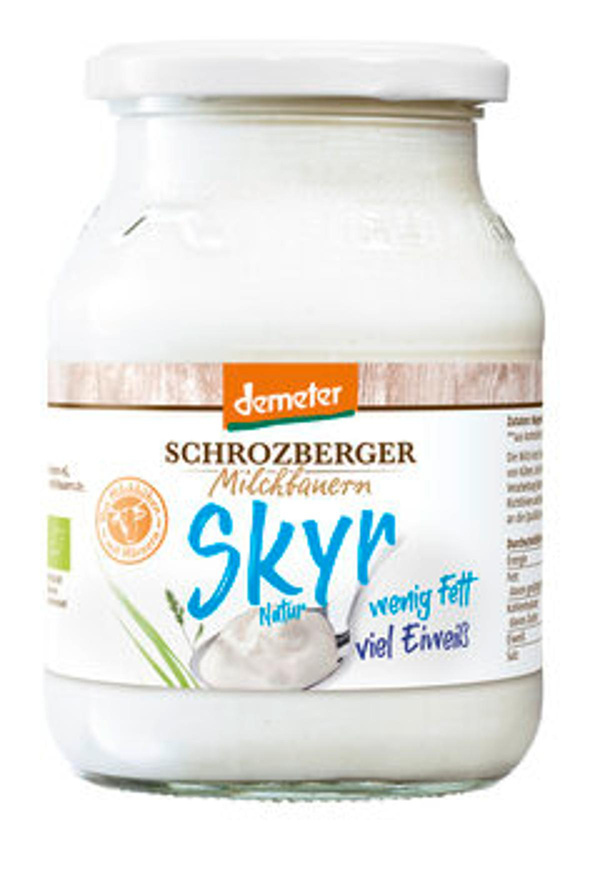 Produktfoto zu Skyr Natur  500 g im Glas, Schrozberger Milchbauern