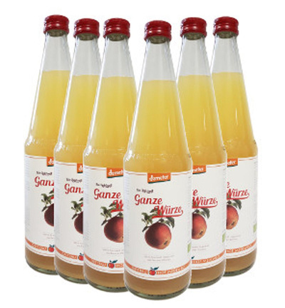 Produktfoto zu Apfelsaft, würzig, 6 x 0,7 l Hof Medewege